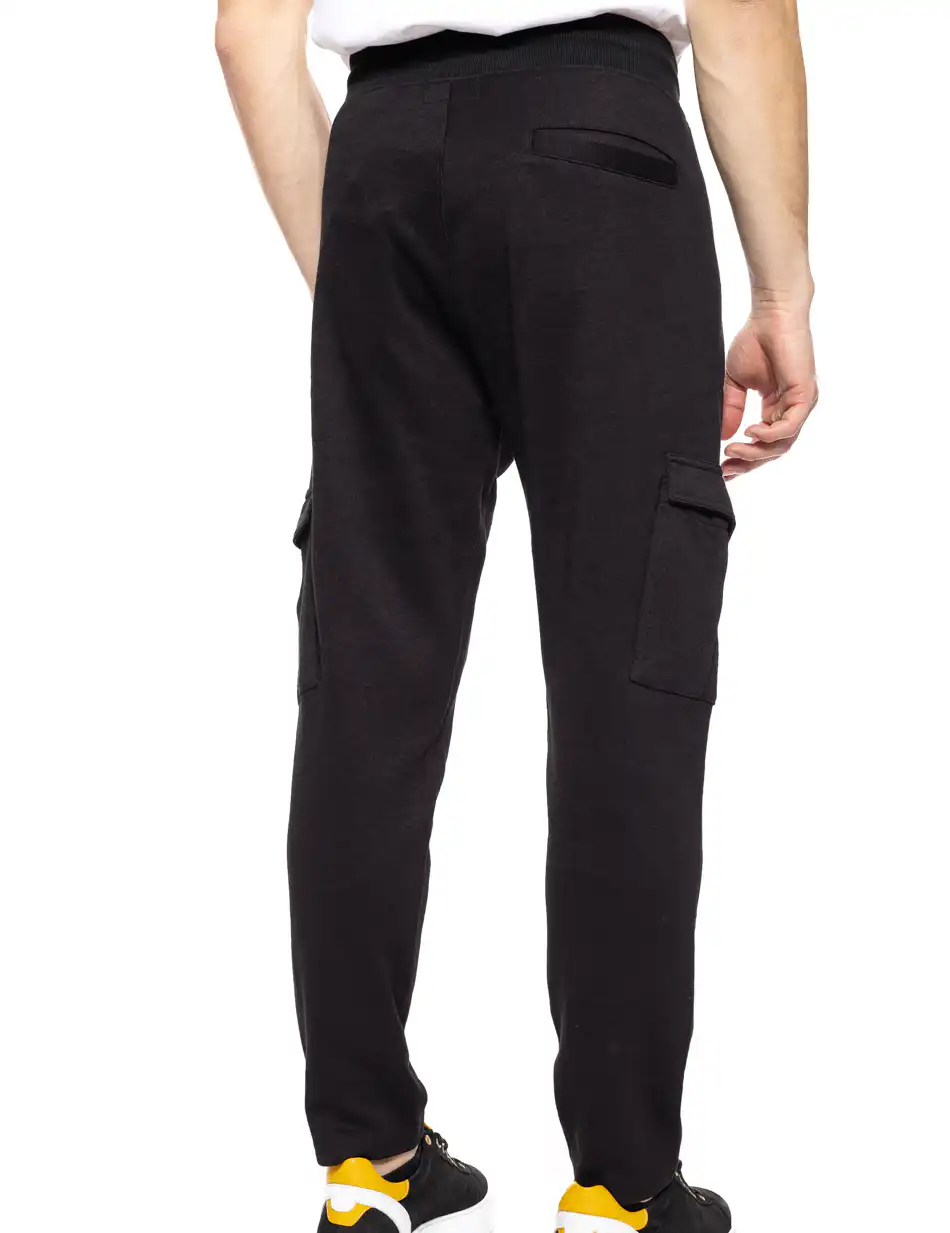 Splendid fashion ανδρικό cargo φούτερ παντελόνι 51-241-010 BLACK