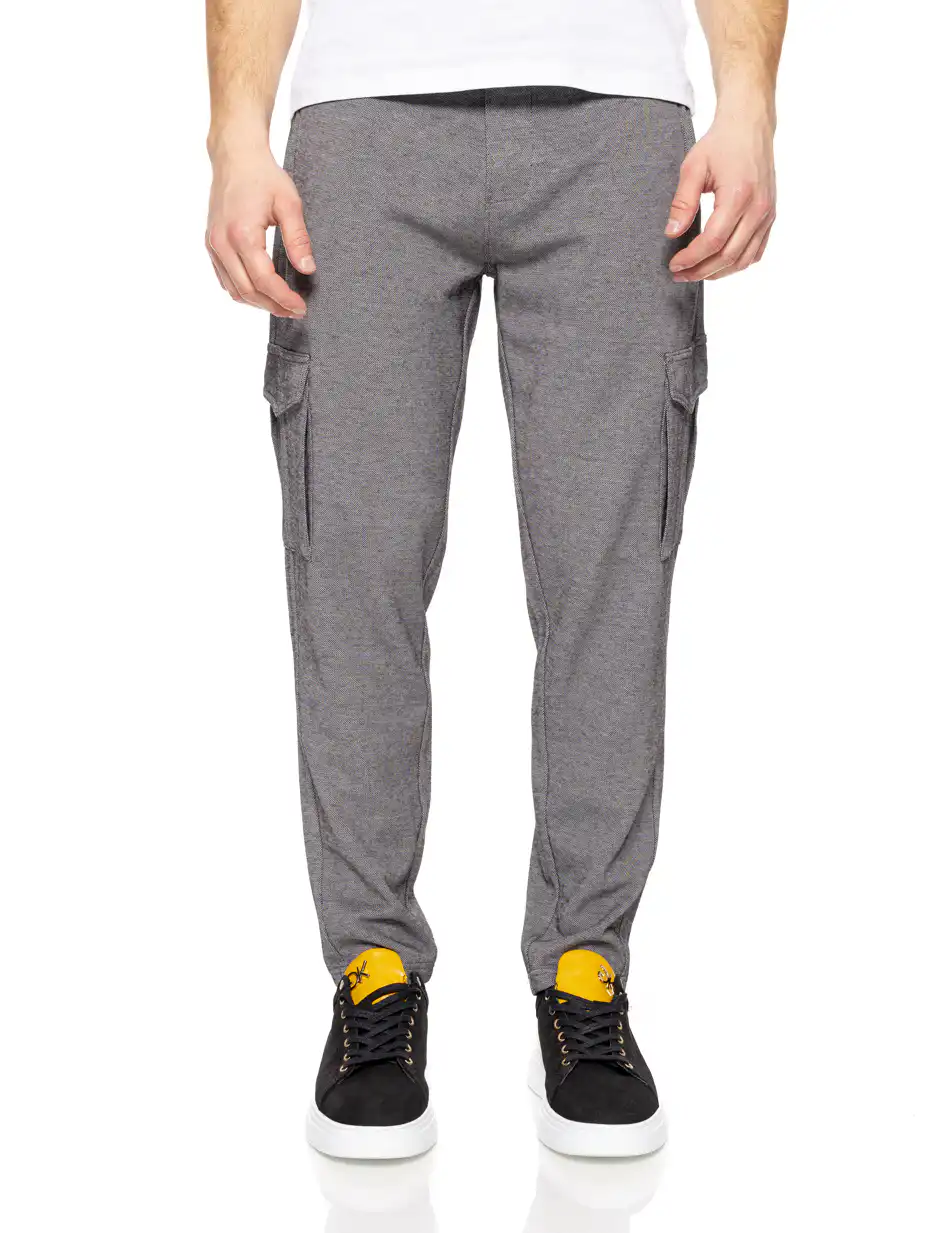 Splendid fashion ανδρικό cargo φούτερ παντελόνι 51-241-010 DK GREY