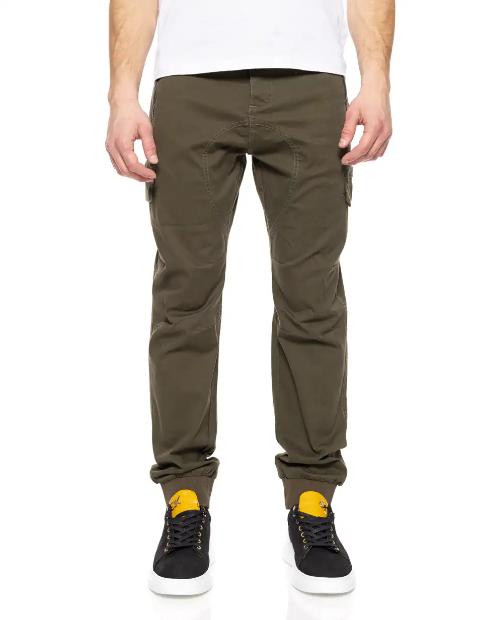 Splendid fashion ανδρικό παντελόνι cargo 51-241-013 KHAKI