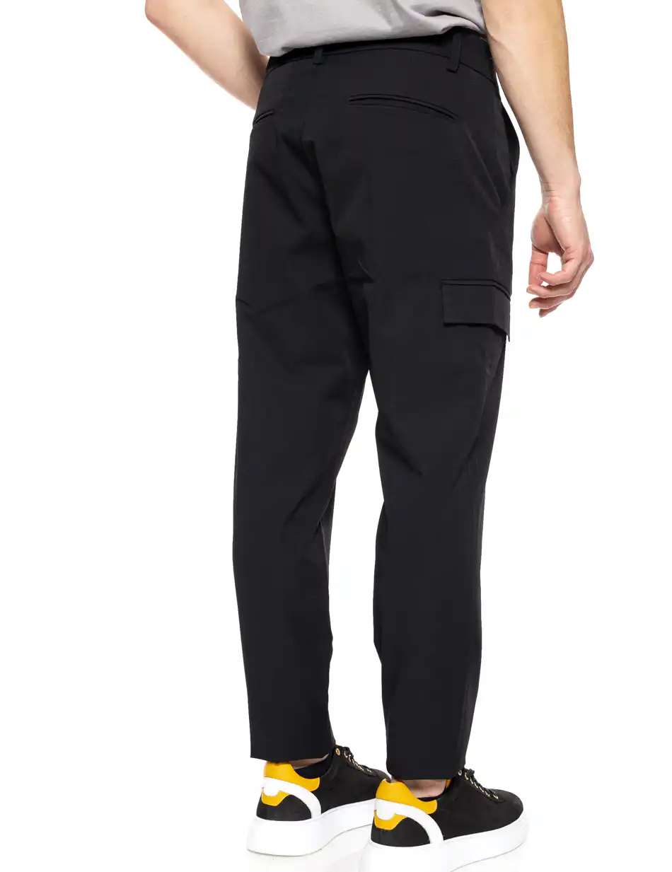 Biston fashion ανδρικό παντελόνι με πλαινες τσέπες 51-241-014 BLACK