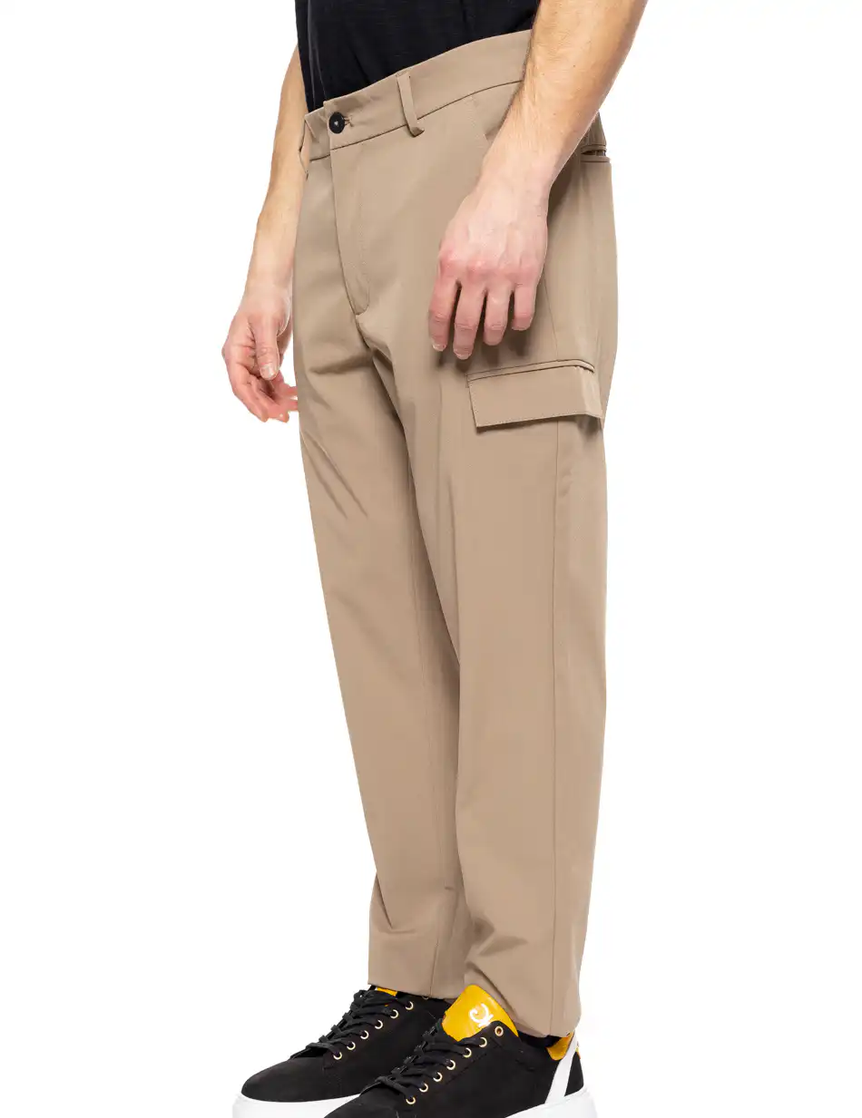 Biston fashion ανδρικό παντελόνι με πλαινες τσέπες 51-241-014 CAMEL