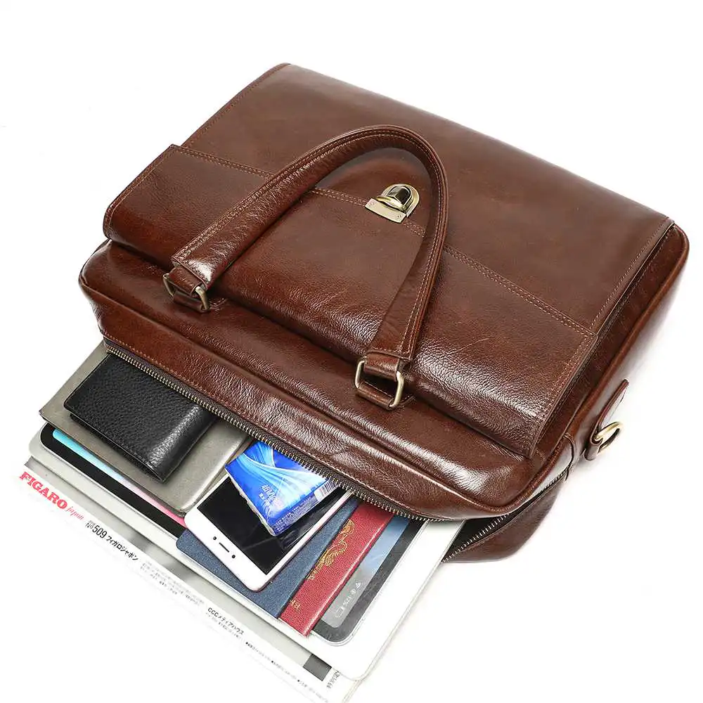 Δερμάτινος Ανδρικός χαρτοφύλακας Cardinal 5100 καφέ