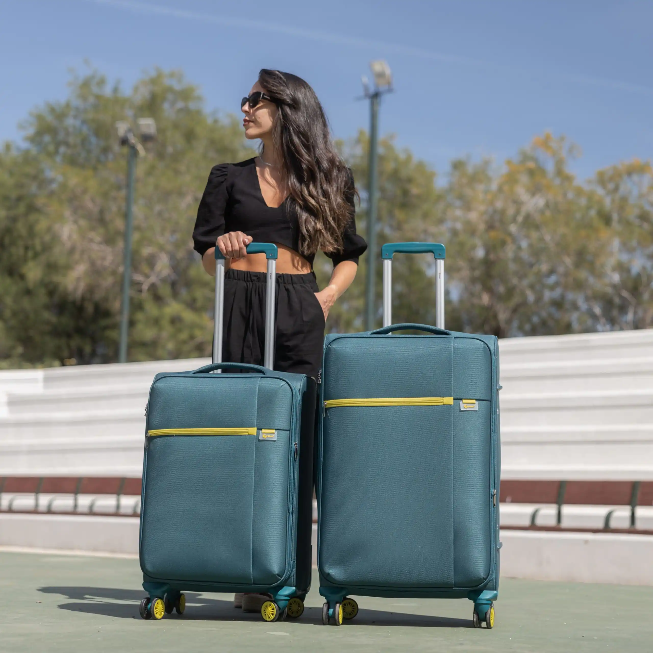 Βαλίτσα trolley Oblivion Cardinal μεσαία μεγάλη 5100 60/70cm πετρόλ