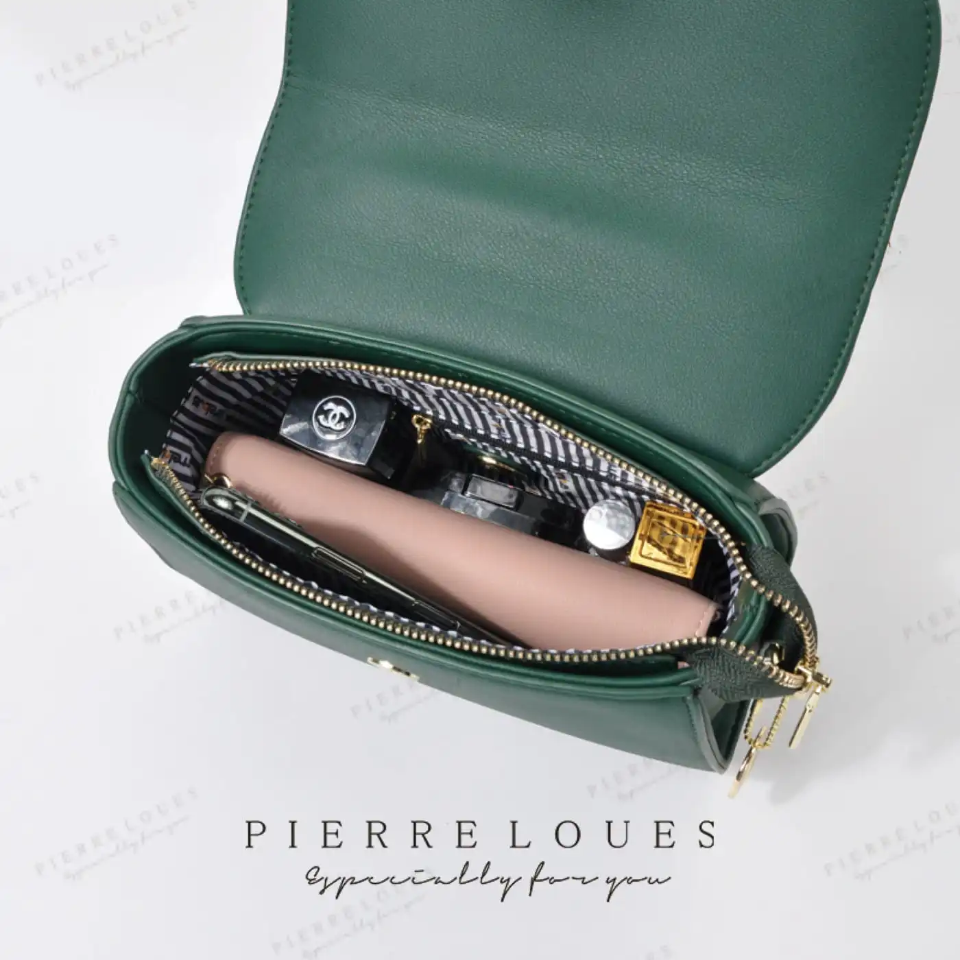 Γυναικεία Τσάντα Χιαστί/χειρός Pierre Loues 514-55 καφέ Γυναικεία Τσάντα Χιαστί/χειρός Pierre Loues 514-55 καφέ