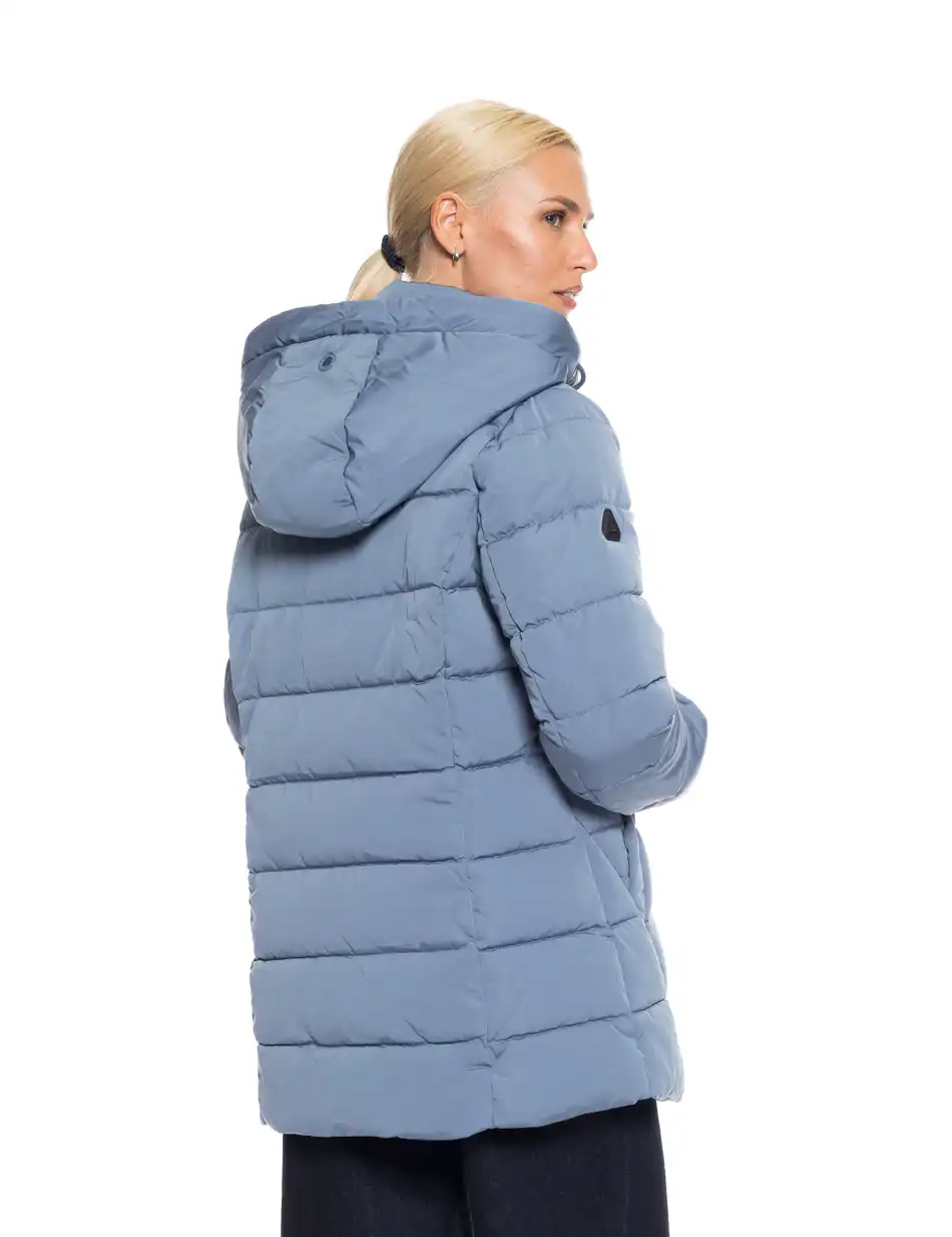 Splendid fashion γυναικείο demi μπουφάν με κουκούλα 52-101-037 INDIGO