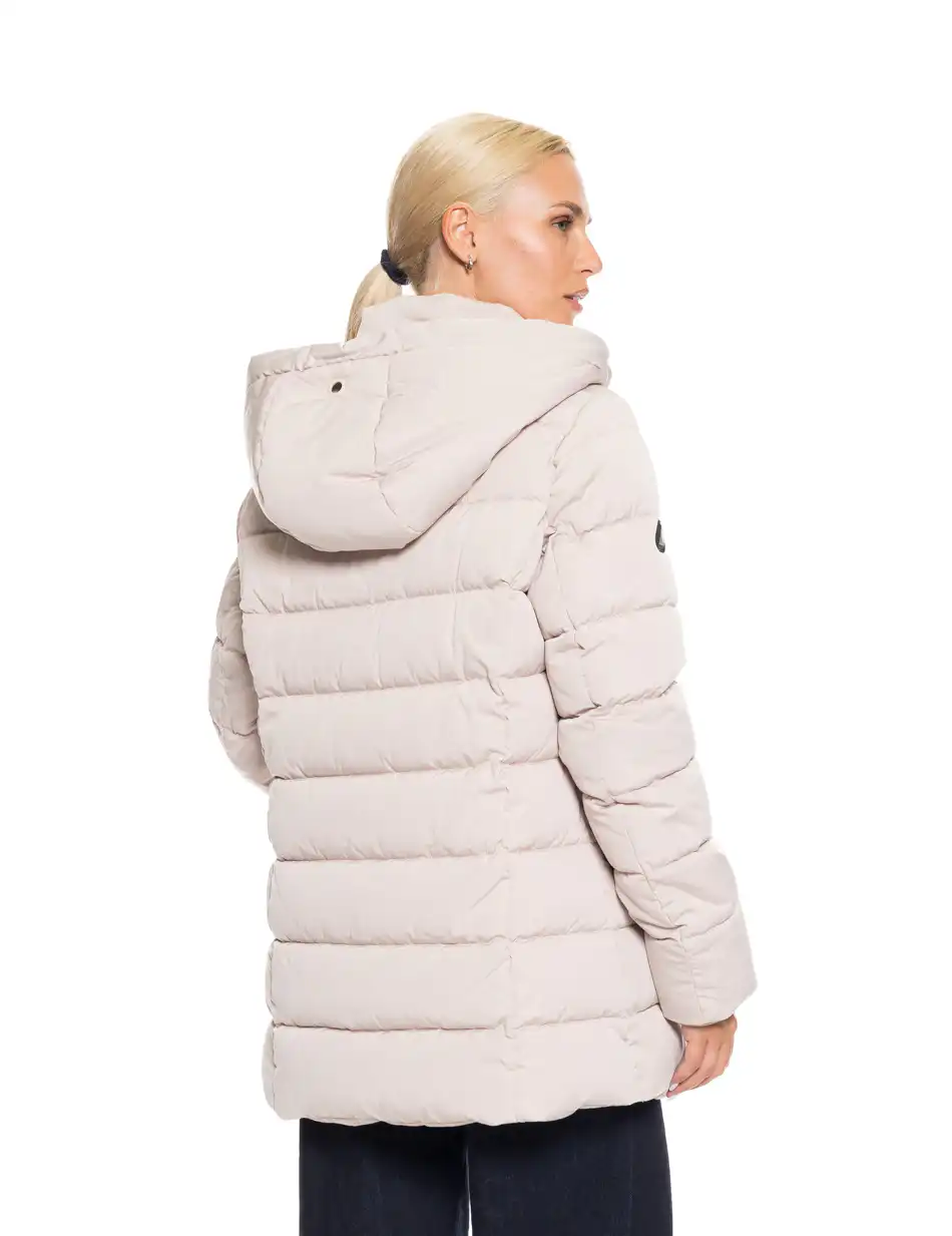 Splendid fashion γυναικείο demi μπουφάν με κουκούλα 52-101-037 LT BEIGE