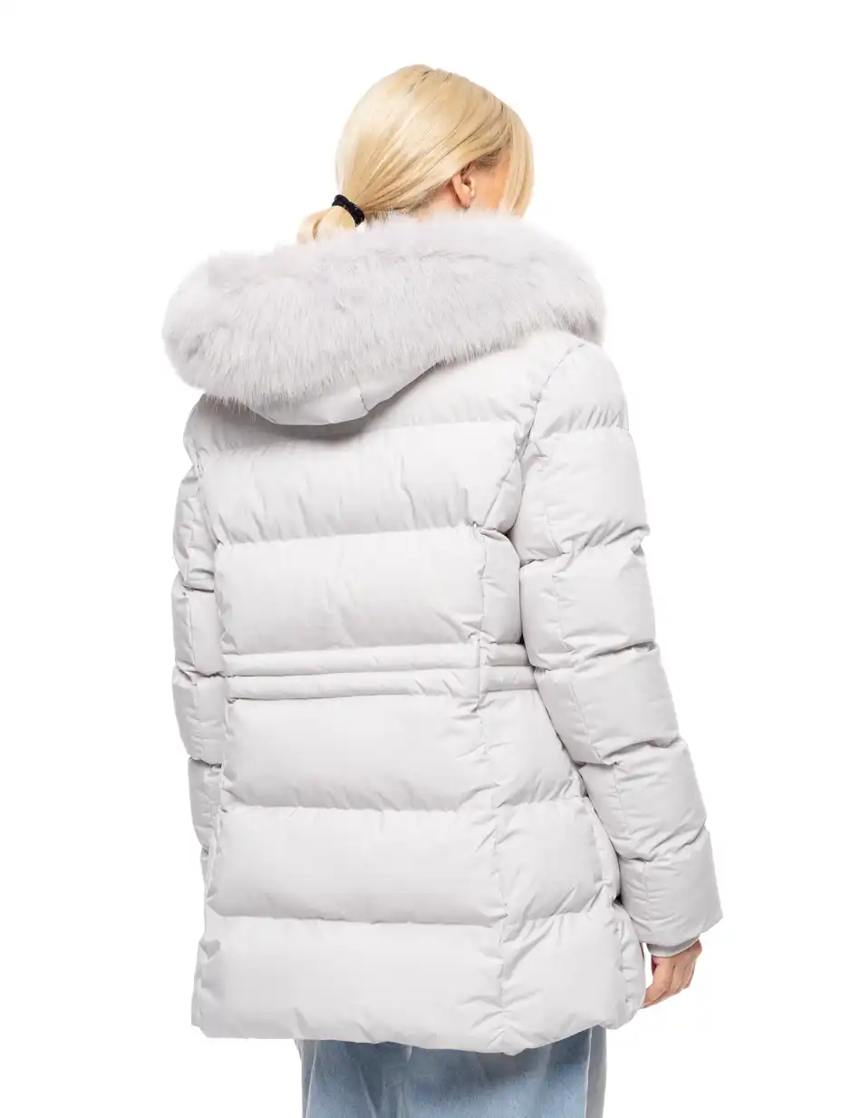 Biston fashion γυναικείο demi μπουφάν με αποσπώμενη κουκούλα 52-101-052 ICE