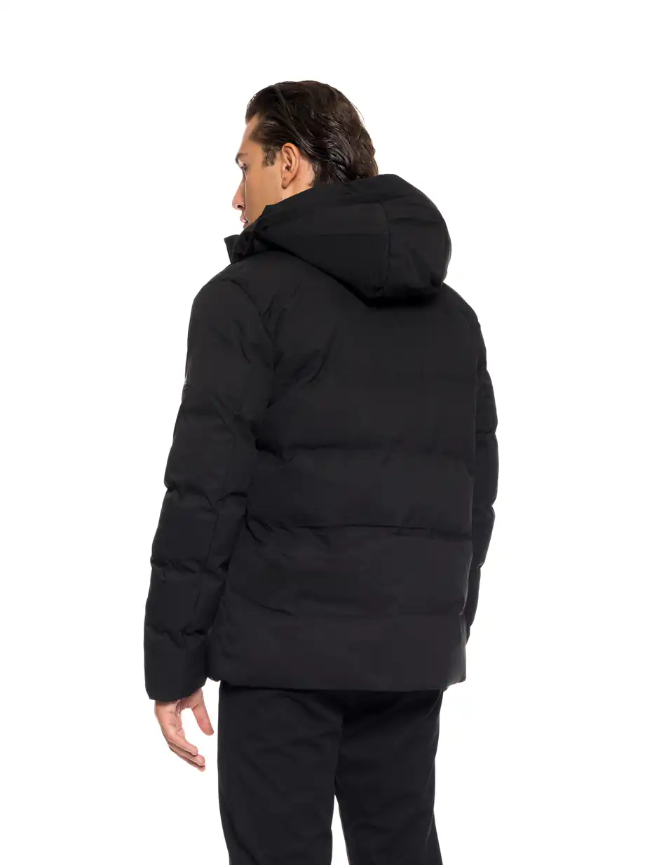 Splendid fashion ανδρικό κοντό μπουφάν με αποσπώμενη κουκούλα 52-201-031 BLACK