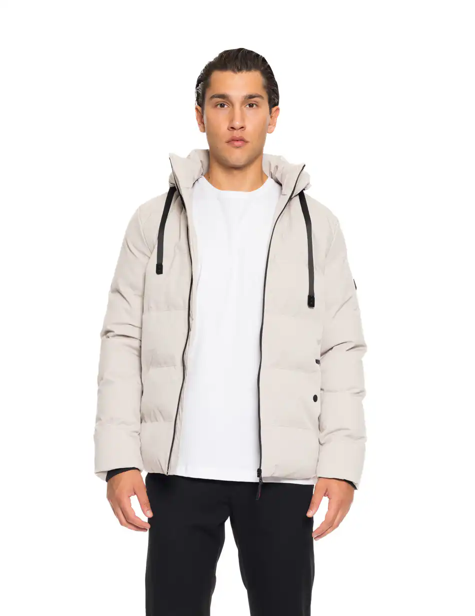 Splendid fashion ανδρικό κοντό μπουφάν με αποσπώμενη κουκούλα 52-201-031 ICE