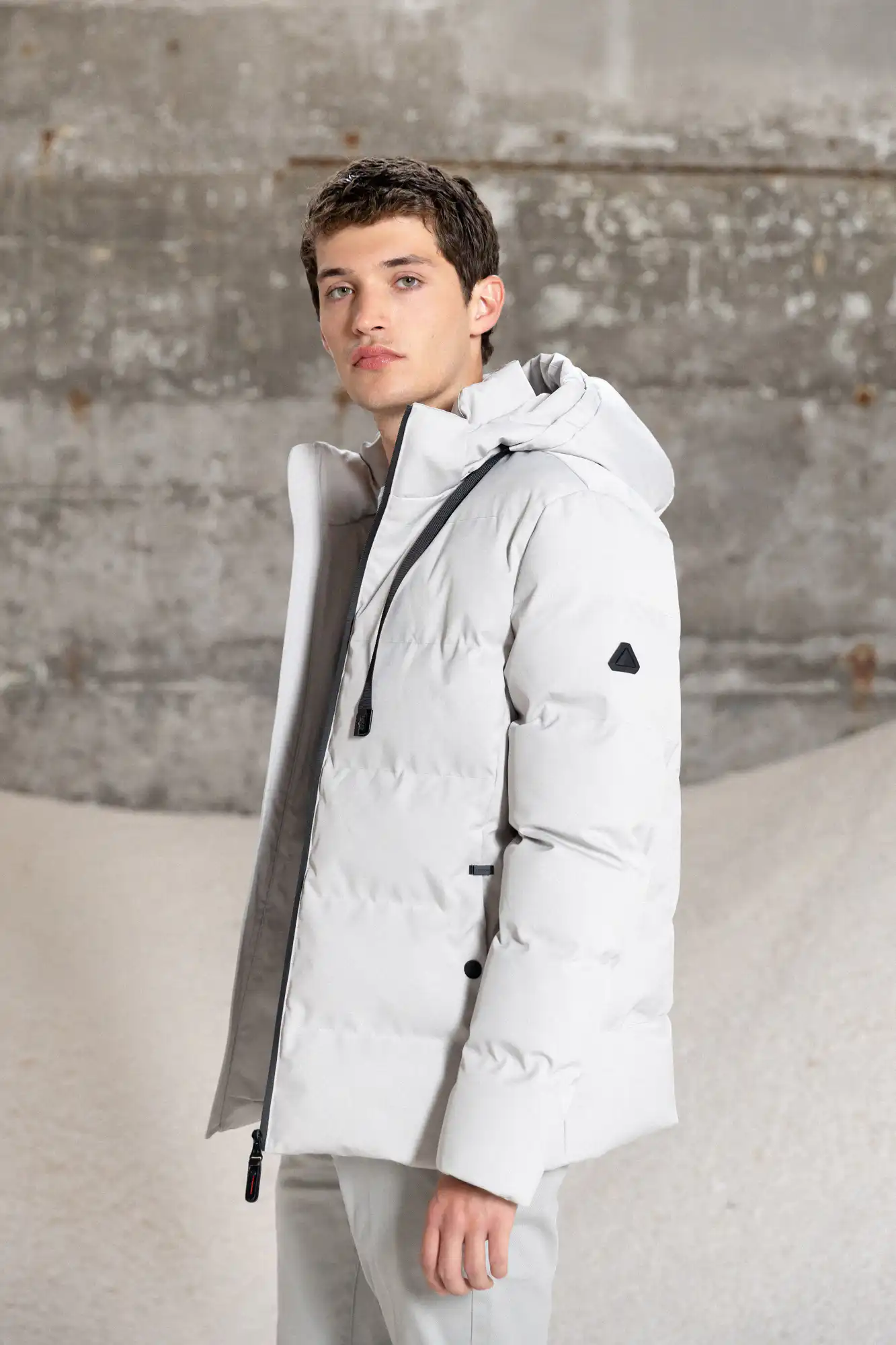 Splendid fashion ανδρικό κοντό μπουφάν με αποσπώμενη κουκούλα 52-201-031 ICE