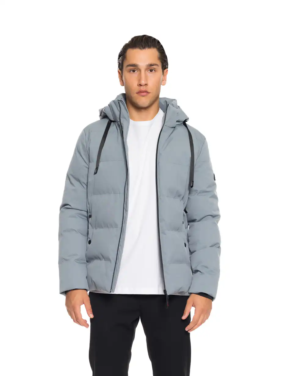 Splendid fashion ανδρικό κοντό μπουφάν με αποσπώμενη κουκούλα 52-201-031 MINT