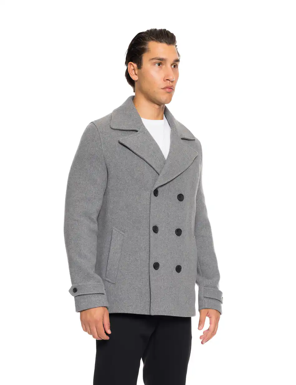 Splendid fashion ανδρικό demi παλτό 52-201-058 GREY