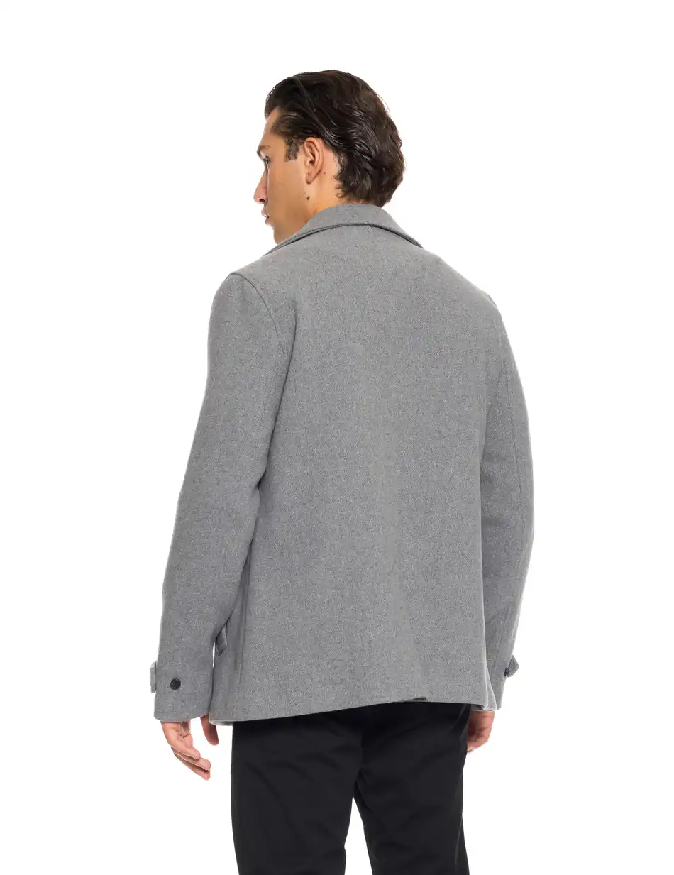 Splendid fashion ανδρικό demi παλτό 52-201-058 GREY