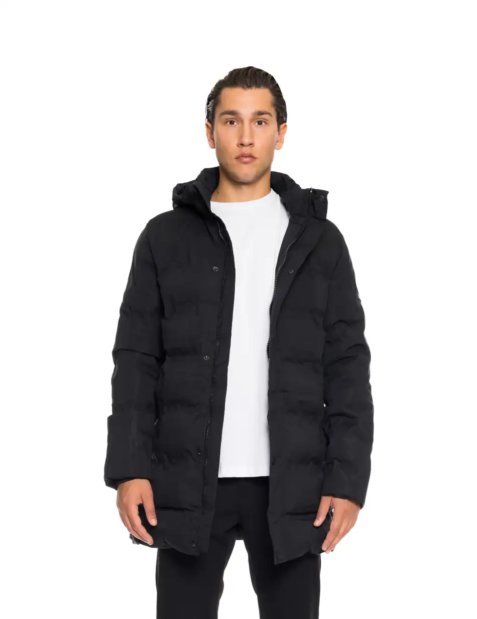 Splendid fashion ανδρικό demi μπουφάν με αποσπώμενη κουκούλα 52-201-085 BLACK