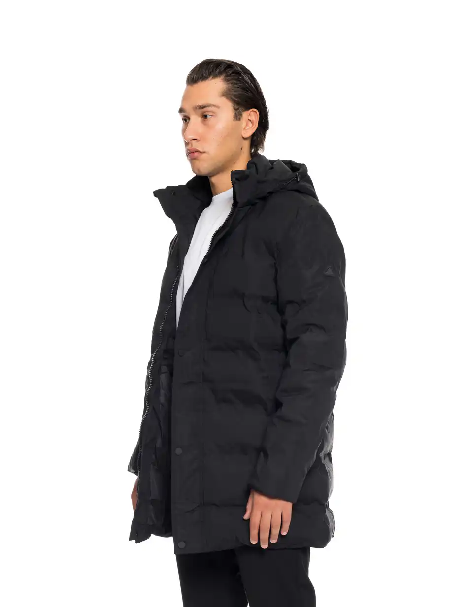 Splendid fashion ανδρικό demi μπουφάν με αποσπώμενη κουκούλα 52-201-085 BLACK