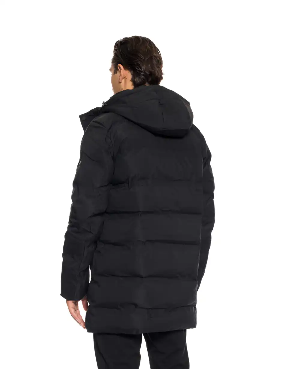 Splendid fashion ανδρικό demi μπουφάν με αποσπώμενη κουκούλα 52-201-085 BLACK