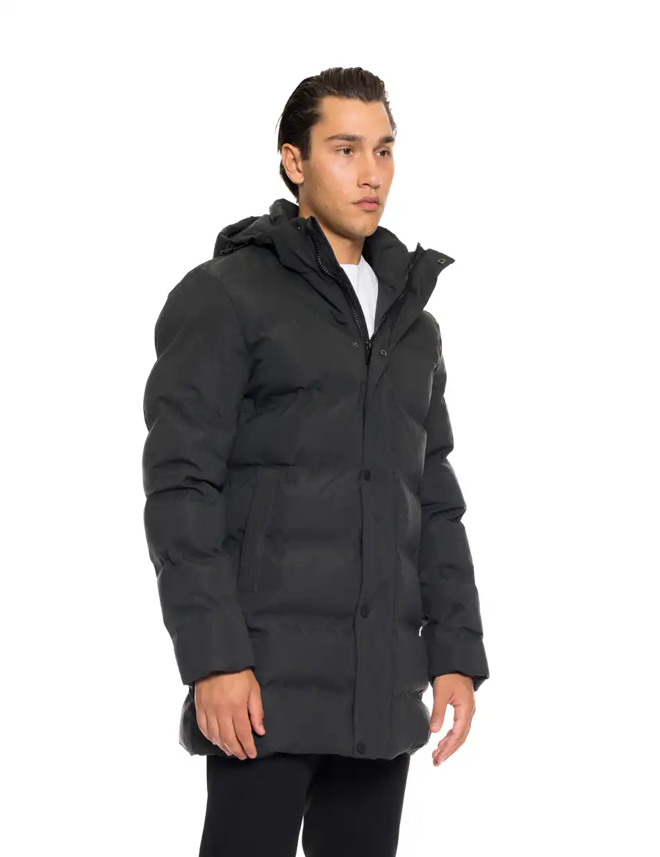 Splendid fashion ανδρικό demi μπουφάν με αποσπώμενη κουκούλα 52-201-085 DK GREEN