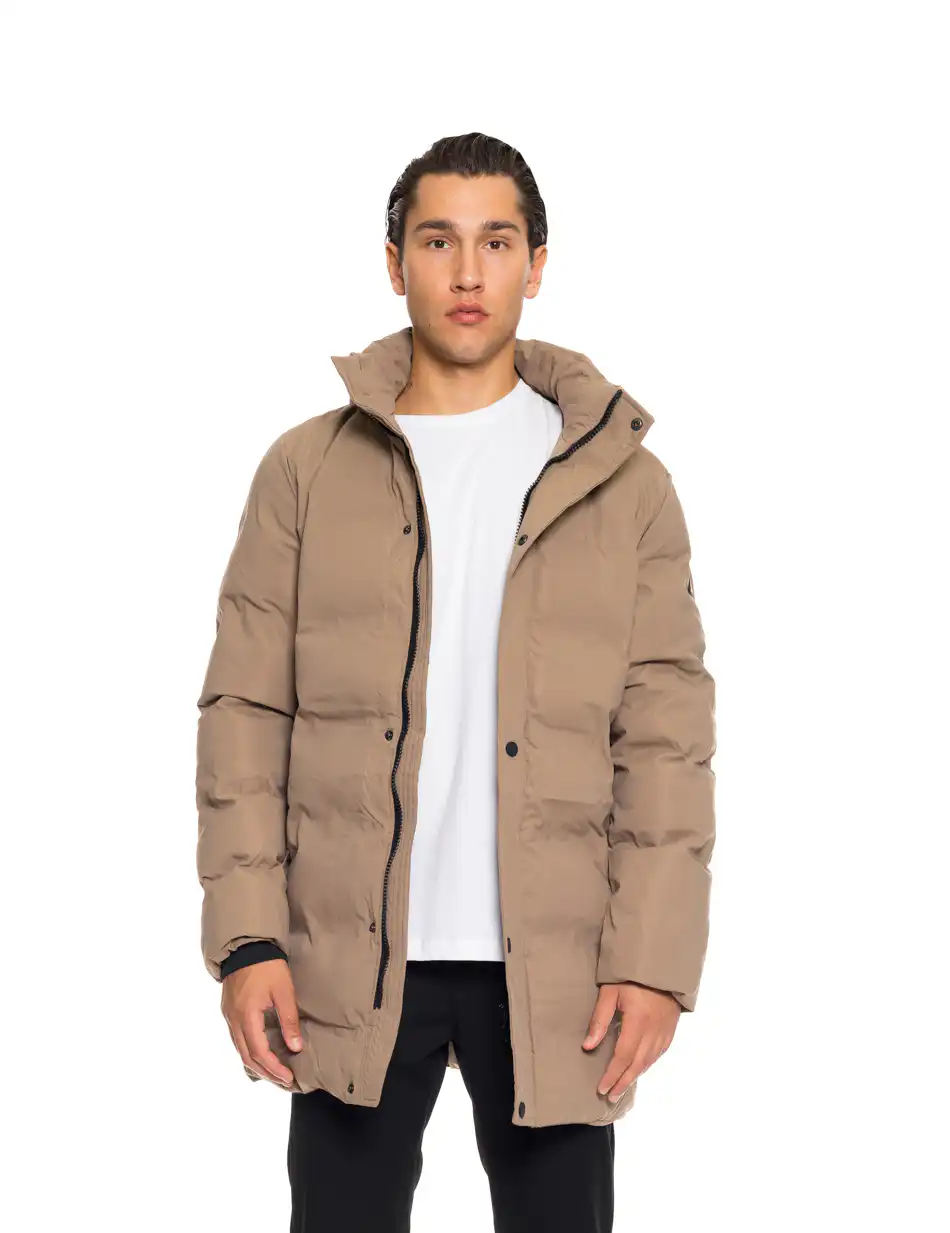 Splendid fashion ανδρικό demi μπουφάν με αποσπώμενη κουκούλα 52-201-085 BEIGE