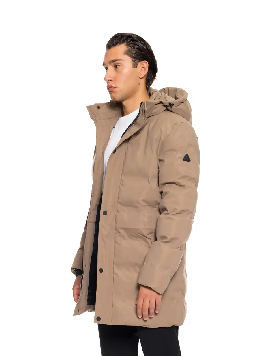 Splendid fashion ανδρικό demi μπουφάν με αποσπώμενη κουκούλα 52-201-085 BEIGE