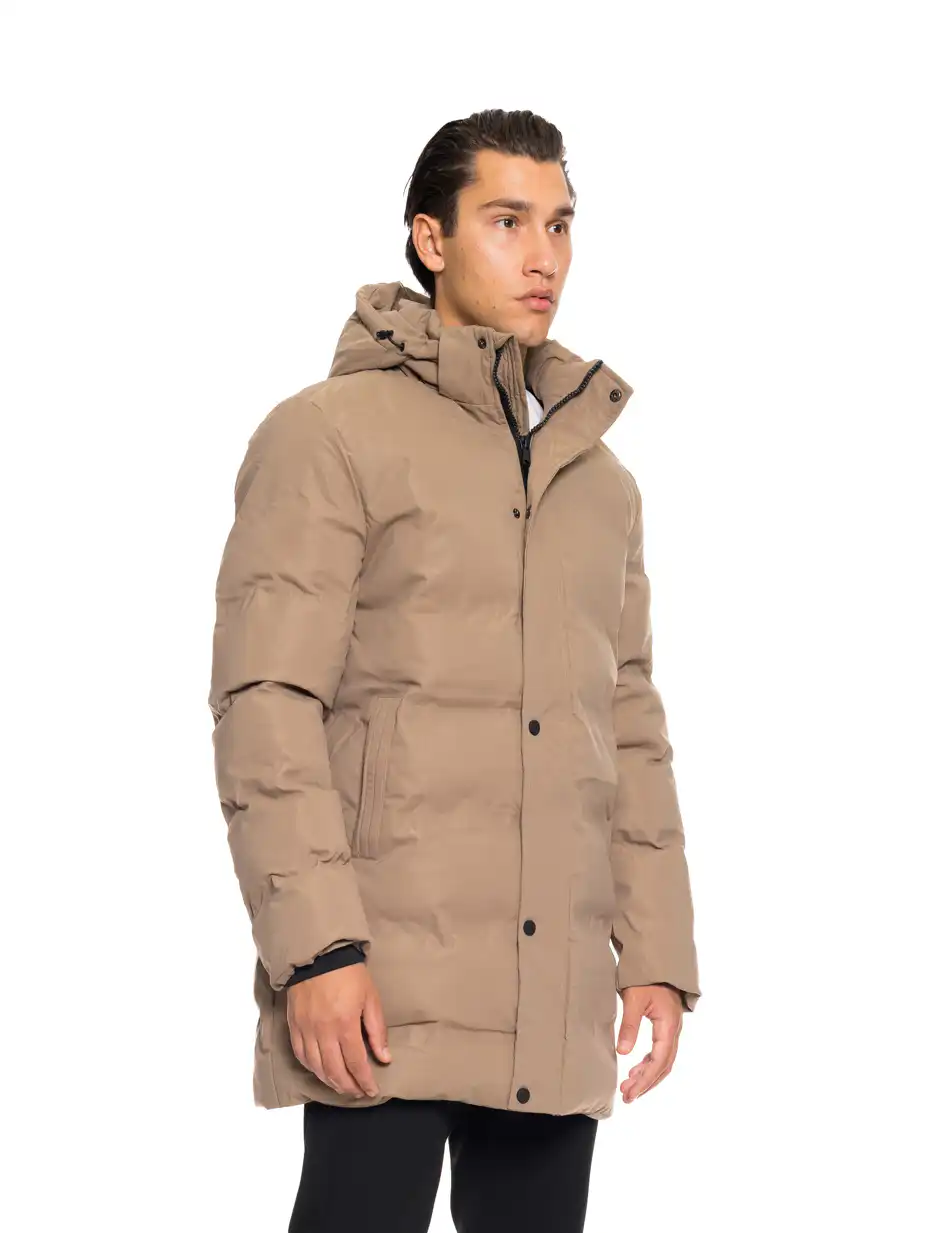 Splendid fashion ανδρικό demi μπουφάν με αποσπώμενη κουκούλα 52-201-085 BEIGE