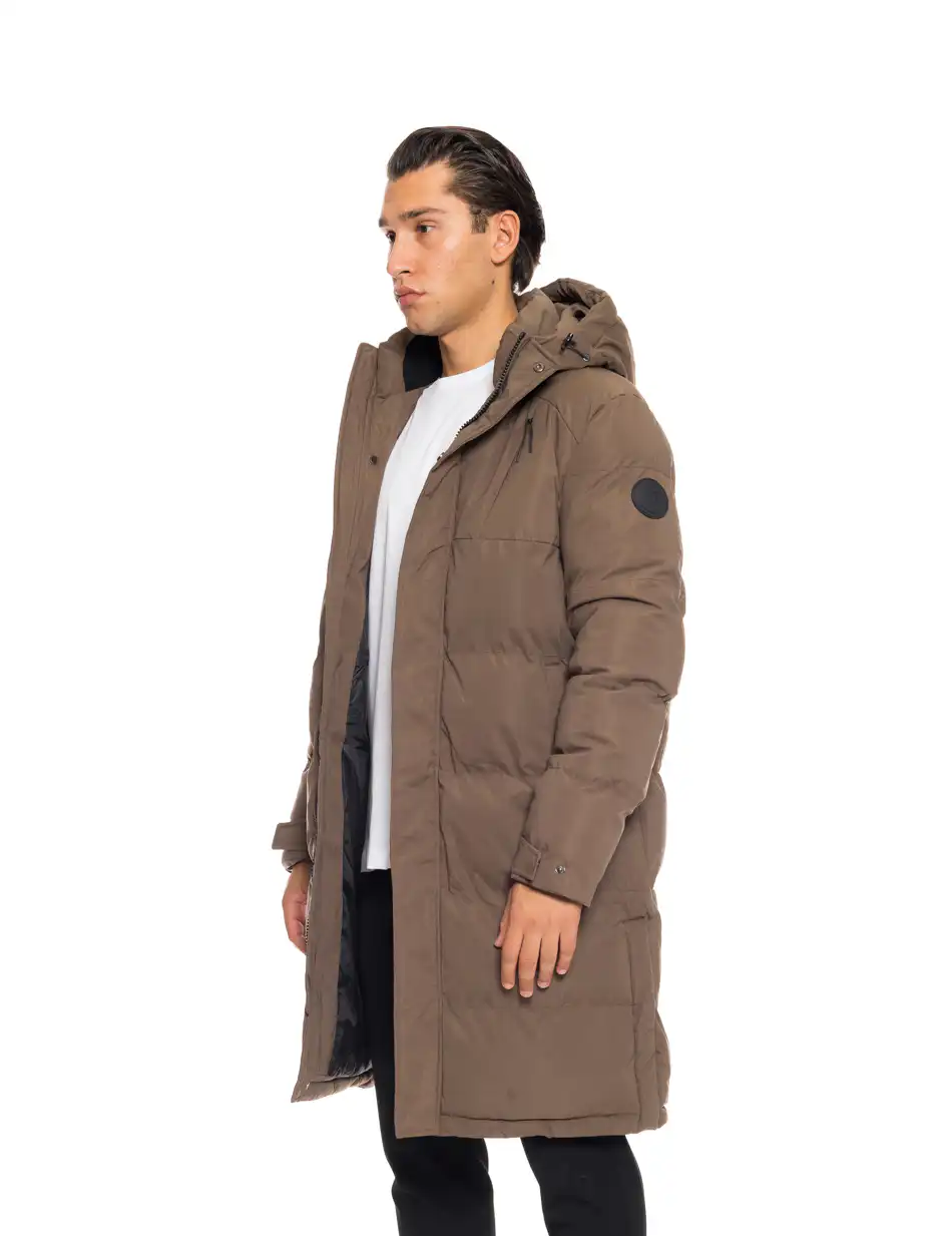 Splendid fashion ανδρικό μακρύ μπουφάν 52-201-116 CAMEL