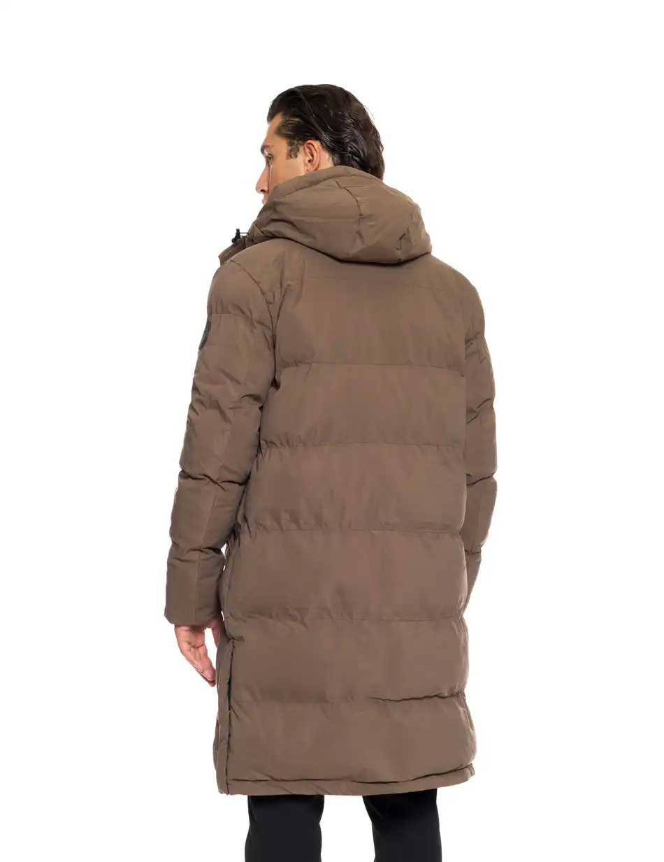 Splendid fashion ανδρικό μακρύ μπουφάν 52-201-116 CAMEL