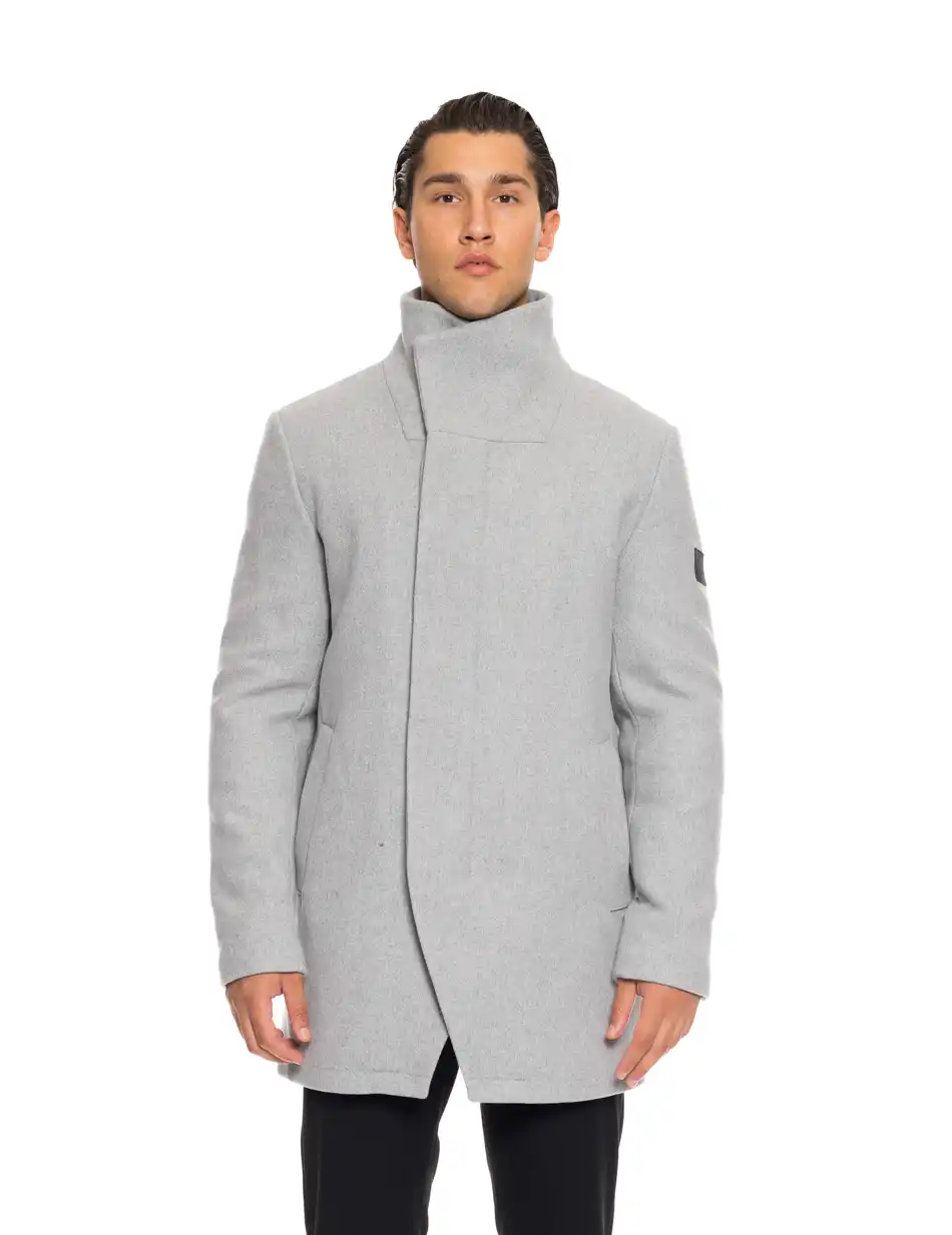 Splendid fashion ανδρικό demi παλτό με γιακά 52-201-124 LT GREY