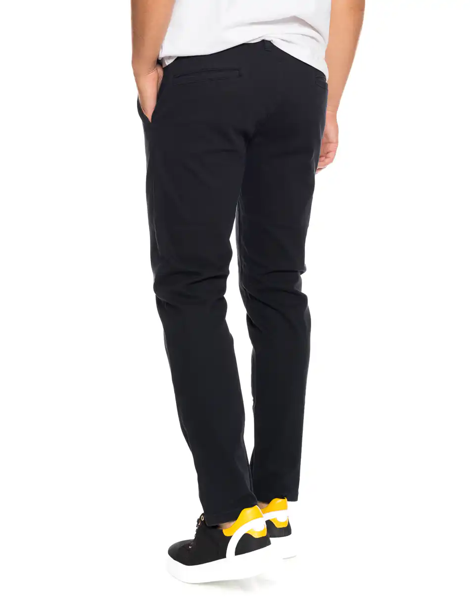 Biston fashion ανδρικό chinos παντελόνι 52-241-002 BLACK