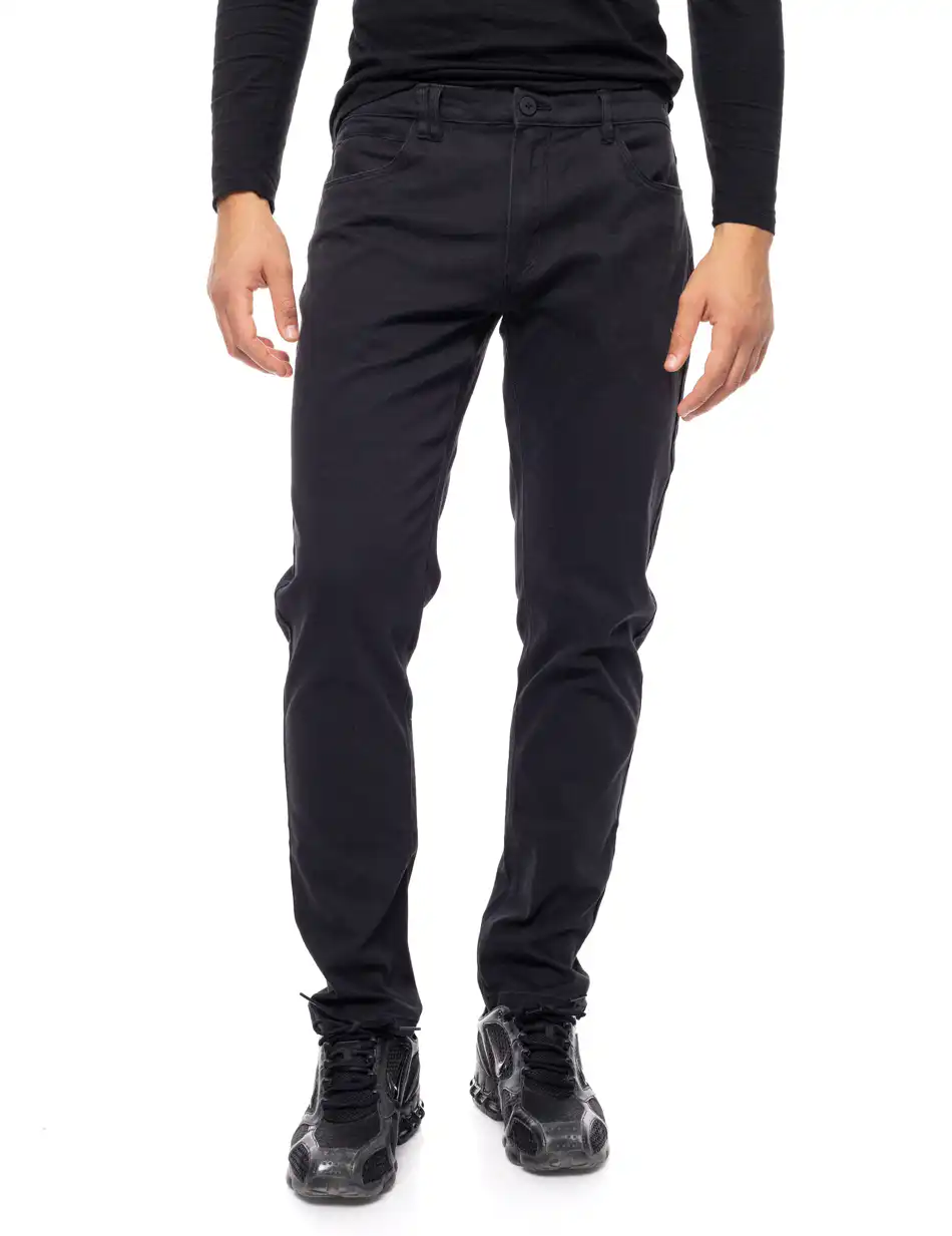 Biston fashion ανδρικό παντελόνι chinos 52-241-003 BLACK