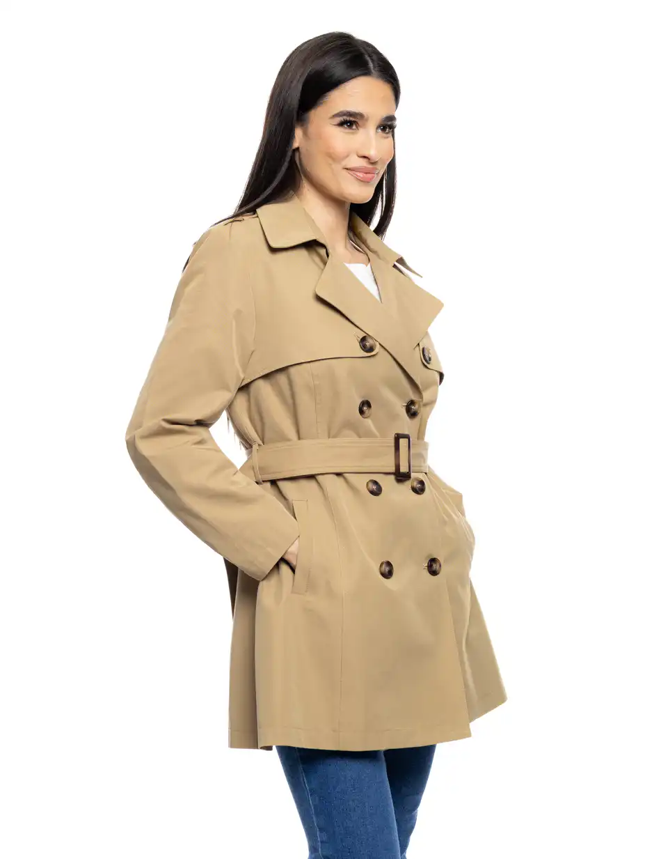 Biston Γυναικεία demi καμπαρντίνα 53-101-003 DK BEIGE