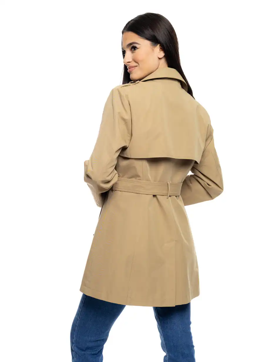 Biston Γυναικεία demi καμπαρντίνα 53-101-003 DK BEIGE