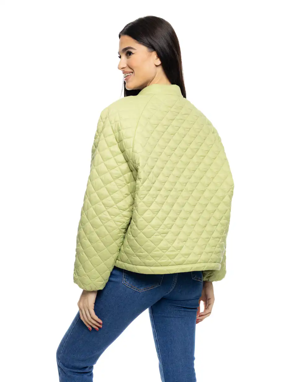 S' Γυναικείο κοντό μπουφάν 53-101-016 GREEN