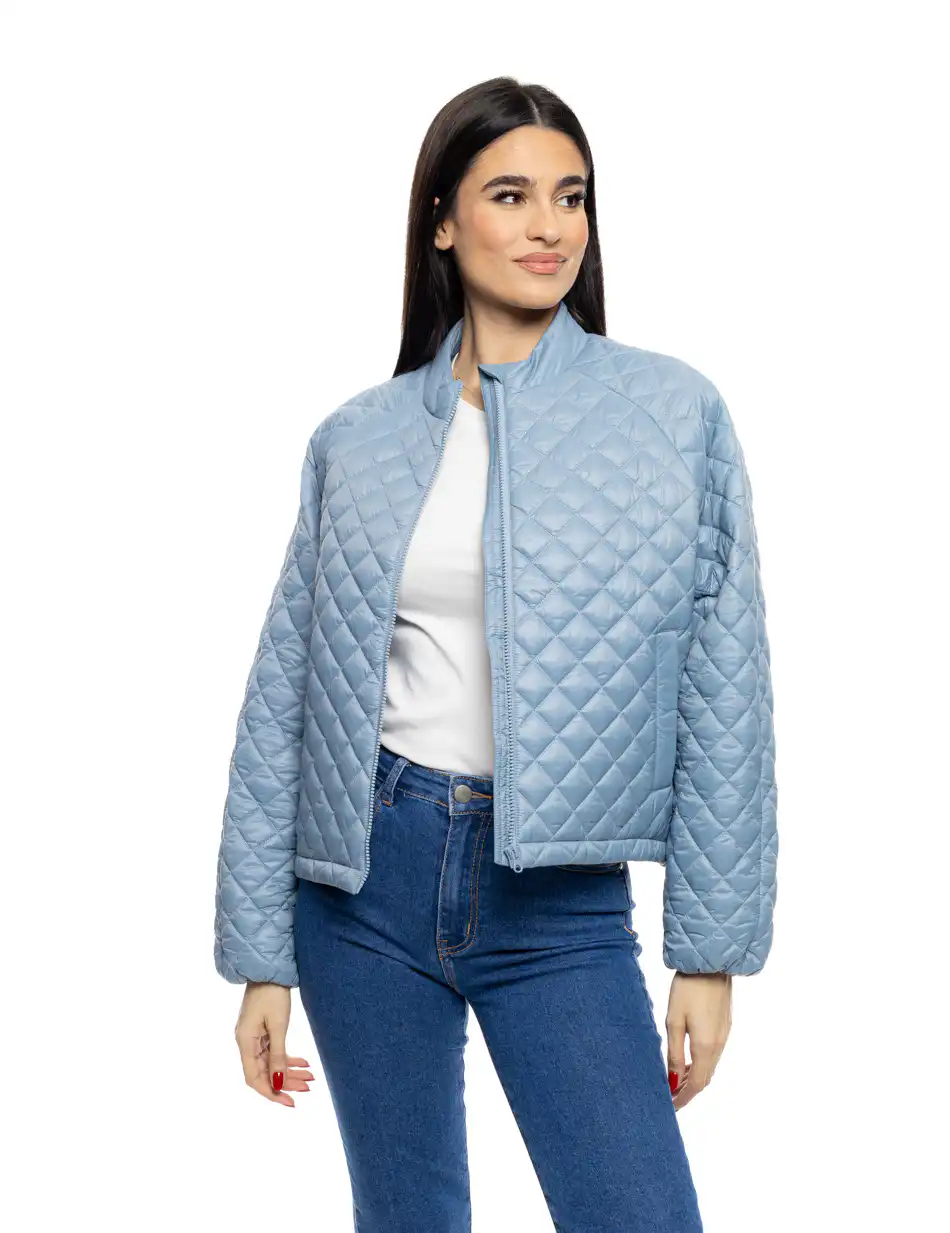 S' Γυναικείο κοντό μπουφάν 53-101-016 BLUE