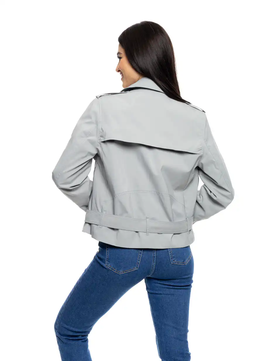 B' Γυναικεία demi καμπαρντίνα 53-101-018 GREY