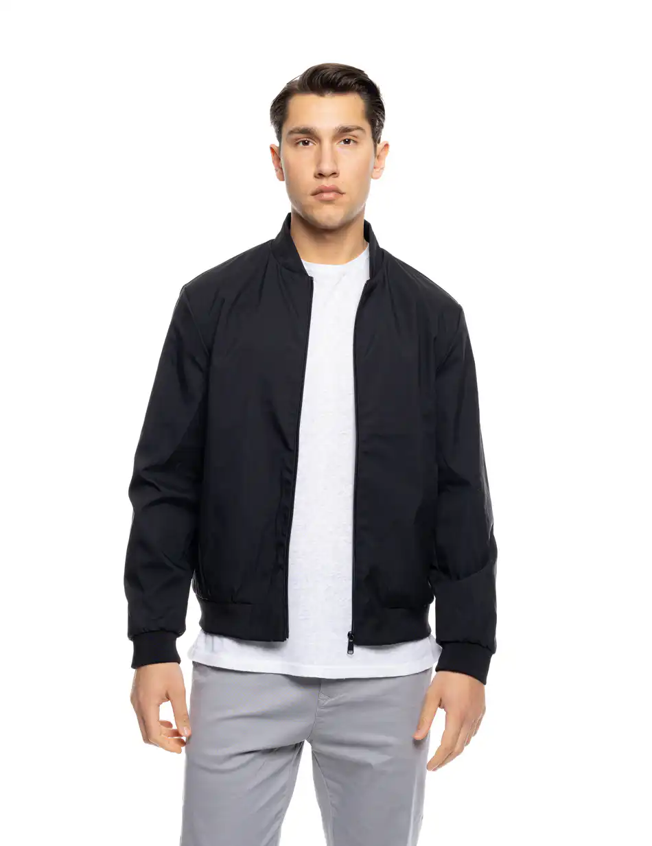 B' Ανδρικό κοντό πανωφόρι 53-201-005 BLACK