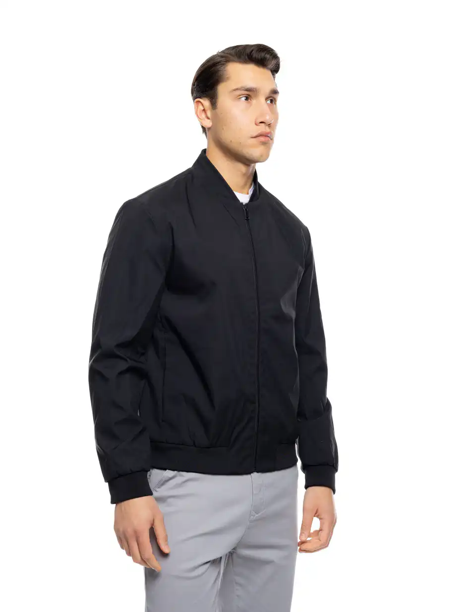 B' Ανδρικό κοντό πανωφόρι 53-201-005 BLACK