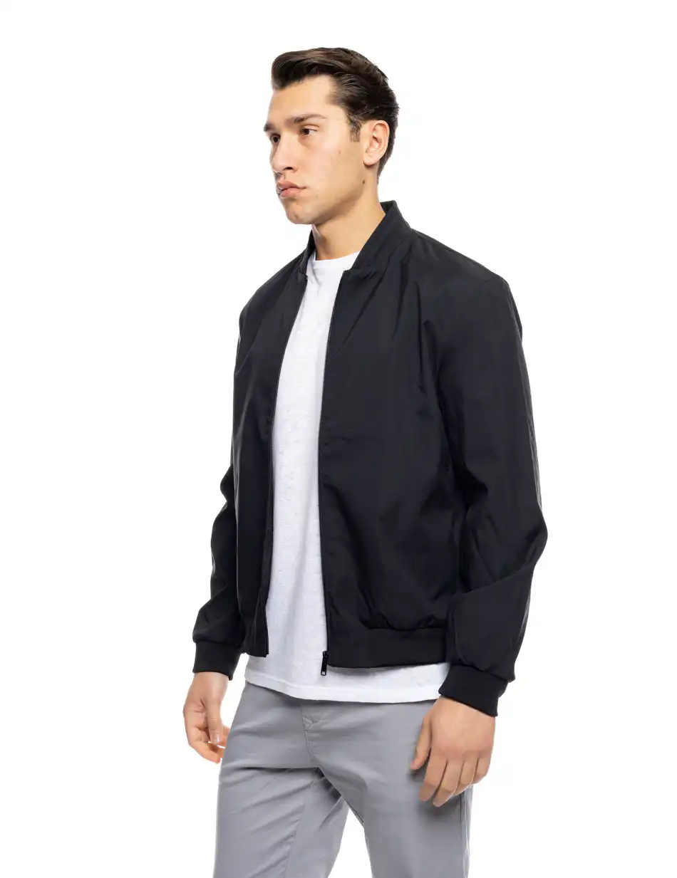 B' Ανδρικό κοντό πανωφόρι 53-201-005 BLACK