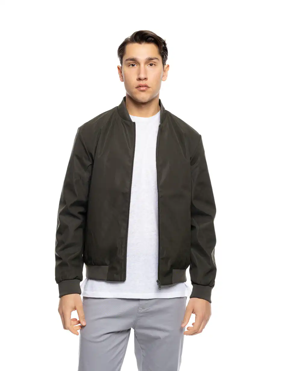 B' Ανδρικό κοντό πανωφόρι 53-201-005 GREEN