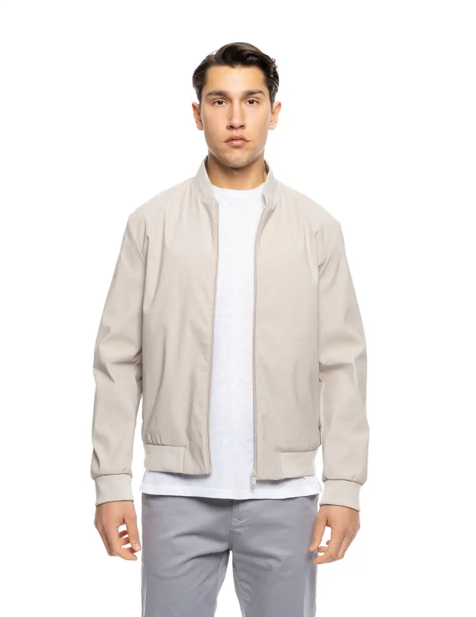 B' Ανδρικό κοντό πανωφόρι 53-201-005 LT BEIGE