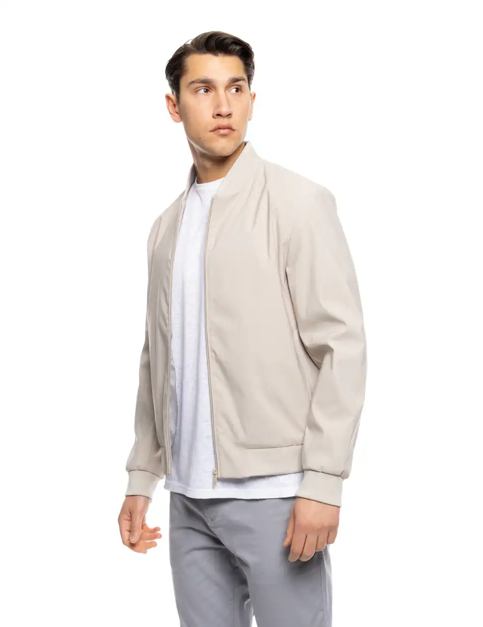 B' Ανδρικό κοντό πανωφόρι 53-201-005 LT BEIGE