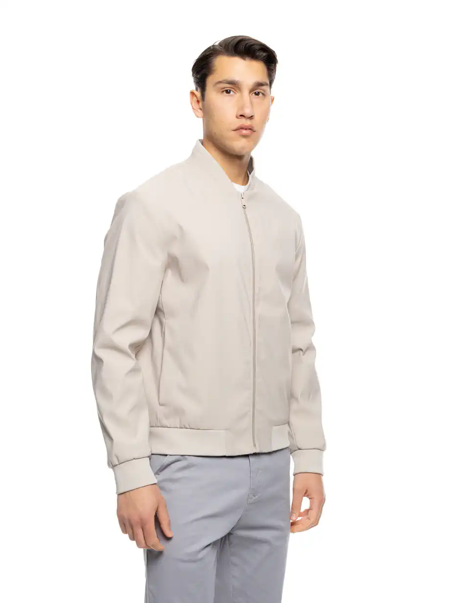 B' Ανδρικό κοντό πανωφόρι 53-201-005 LT BEIGE