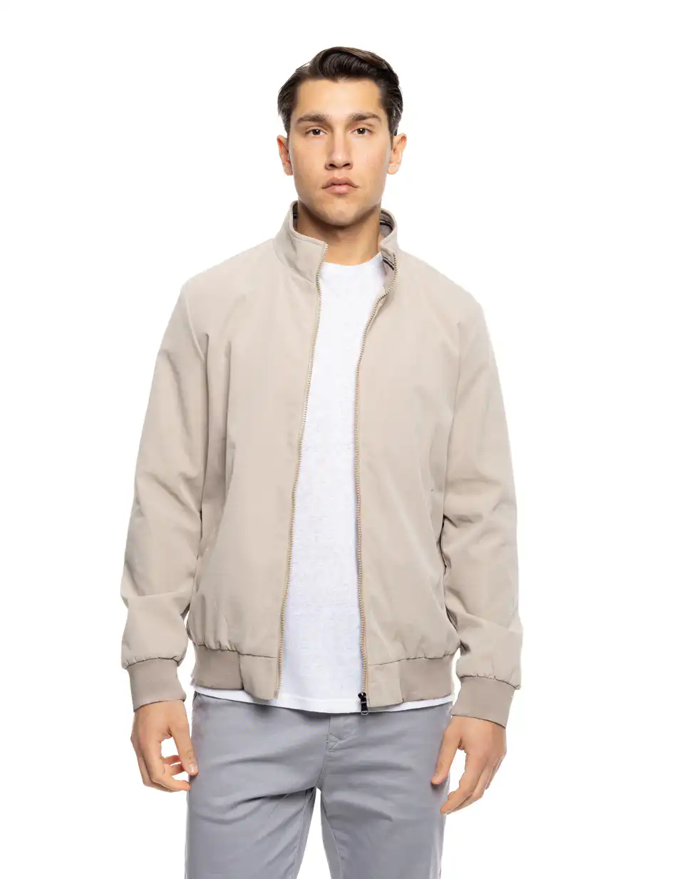 B' Ανδρικό λεπτό πανωφόρι 53-201-011 LT BEIGE