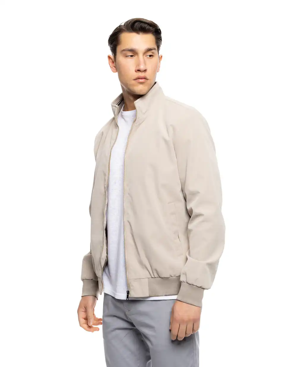 B' Ανδρικό λεπτό πανωφόρι 53-201-011 LT BEIGE