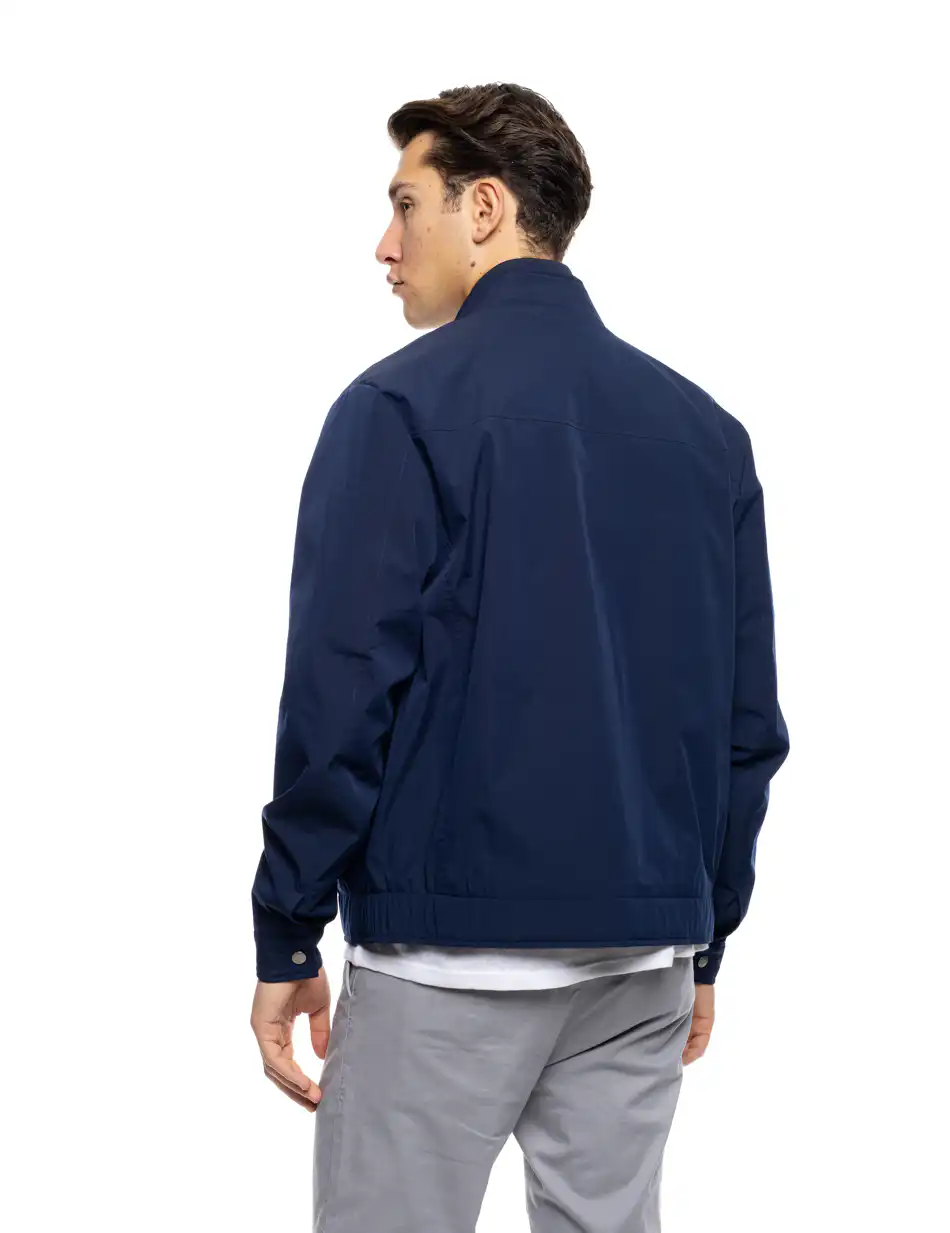 S' Ανδρικό κοντό πανωφόρι με λάστιχο 53-201-015 NAVY