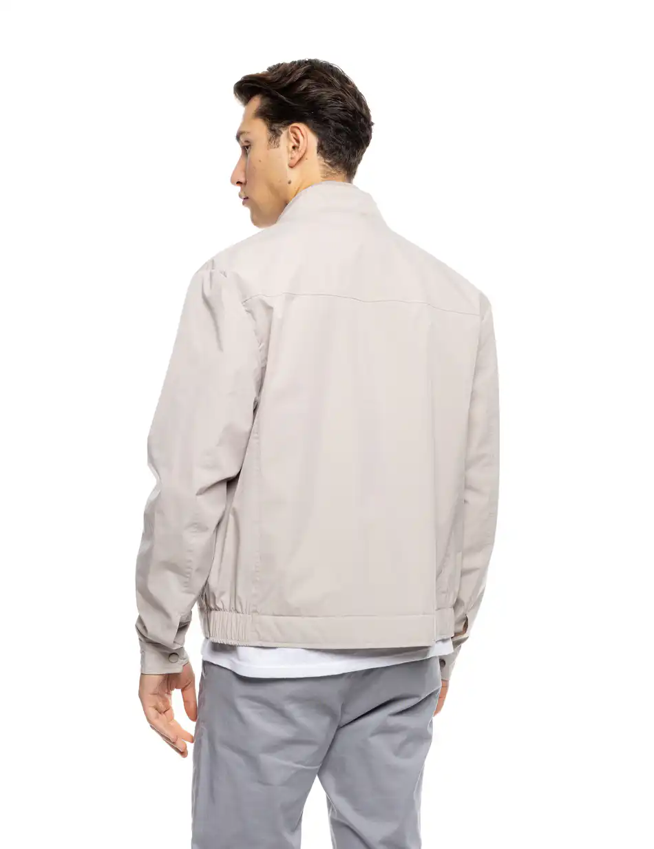 S' Ανδρικό κοντό πανωφόρι με λάστιχο 53-201-015 LT BEIGE