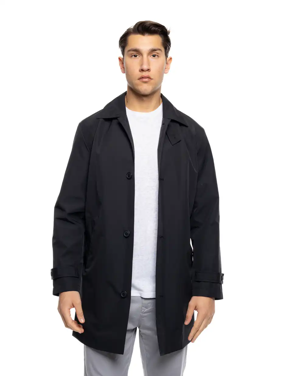 B' Ανδρική demi καμπαρντίνα 53-201-037 BLACK