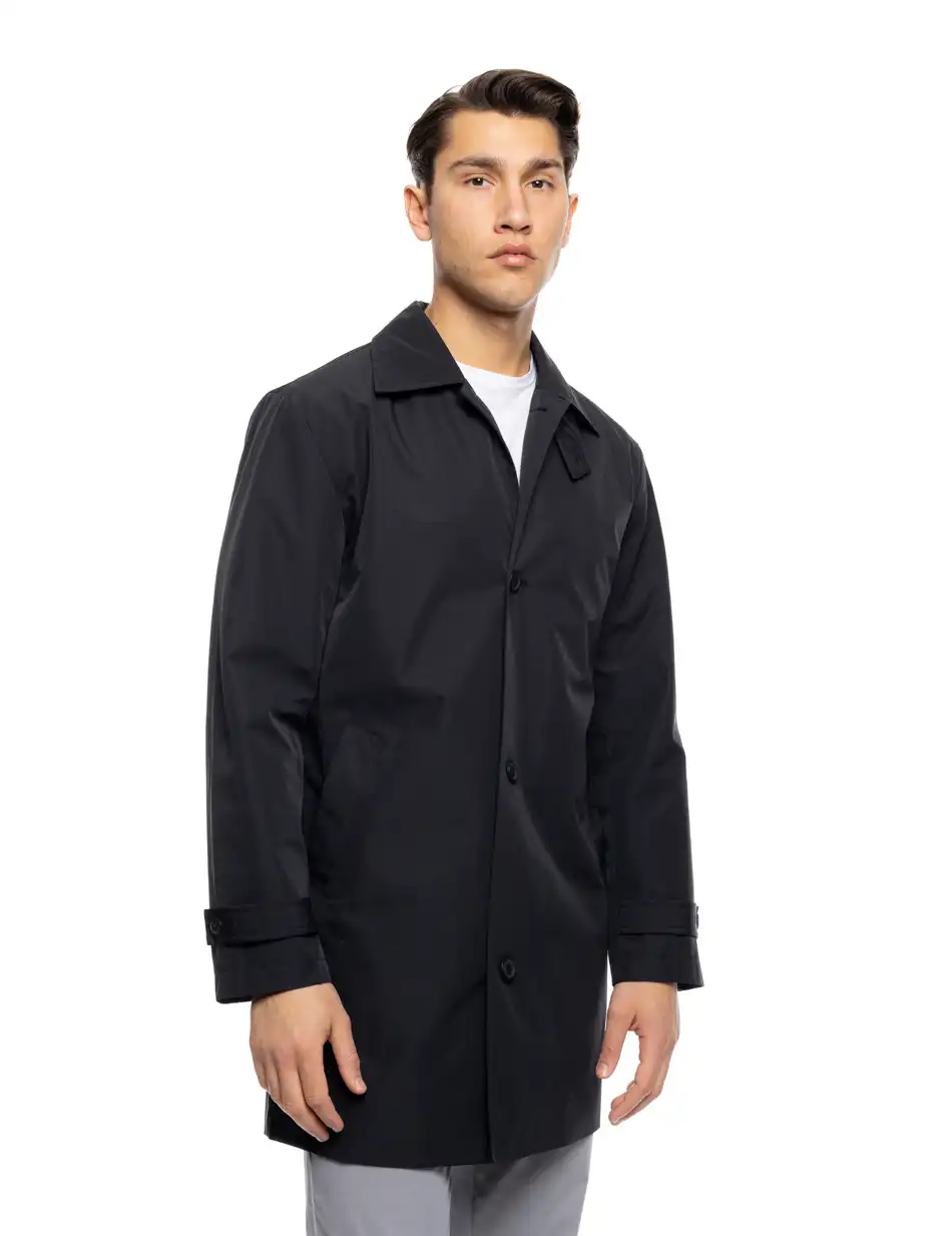 B' Ανδρική demi καμπαρντίνα 53-201-037 BLACK