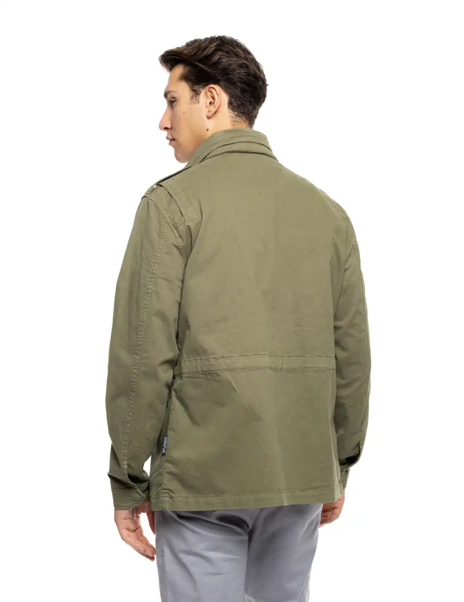 S' Ανδρικό πανωφόρι τύπου σαφαρι με τσεπες 53-201-049 KHAKI