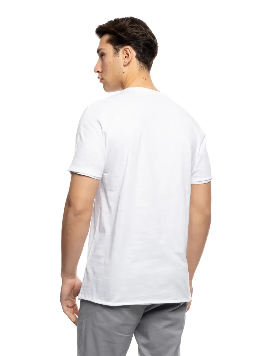 ST' Ανδρικό t-shirt 53-206-023 WHITE