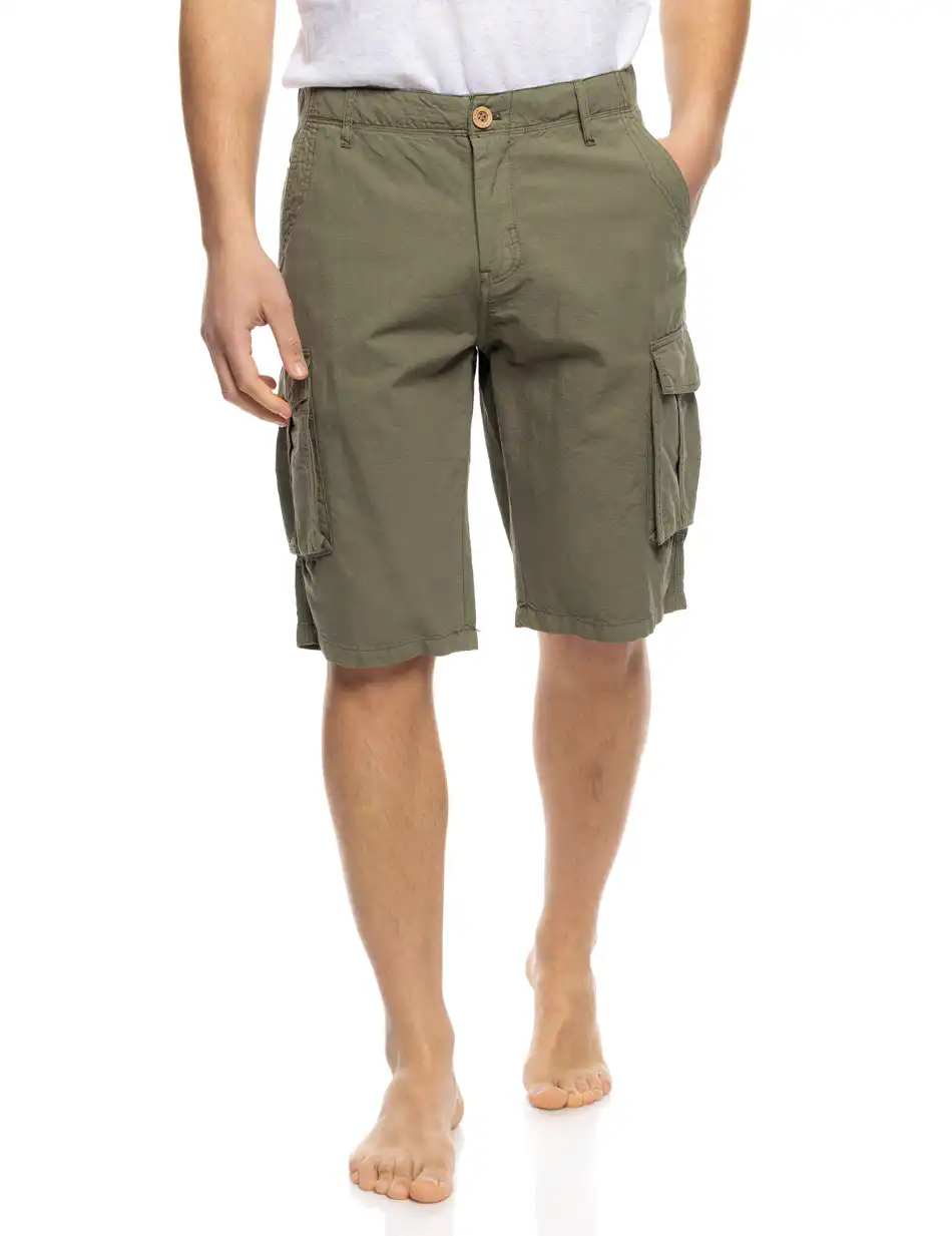 B' Ανδρική βερμούδα cargo 53-221-003 KHAKI